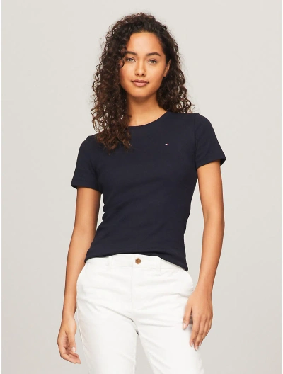 Tommy Hilfiger Essential Favorite Crewneck T In Navy