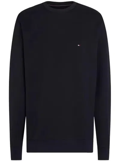 Tommy Hilfiger Man Sweater Midnight Blue Size L Organic Cotton