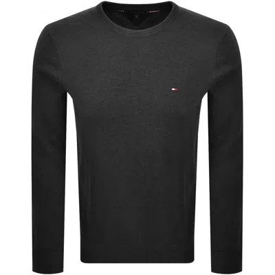 Tommy Hilfiger Essential Knit Jumper Grey In Gray