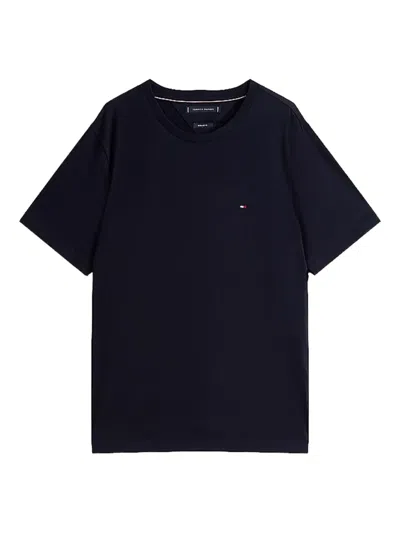 Tommy Hilfiger Basic Regular Fit T-shirt Solide In Blue