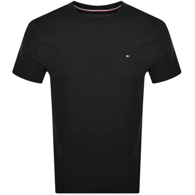 TOMMY HILFIGER TOMMY HILFIGER ESSENTIAL SOLID T SHIRT BLACK