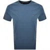 Tommy Hilfiger Essential Solid T Shirt Blue In Blue