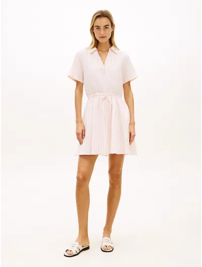Tommy Hilfiger Essential Striped Linen In White