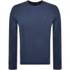 Tommy Hilfiger Essential Structure Jumper Blue In Blue