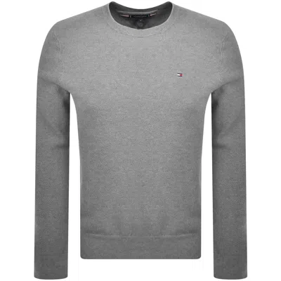 TOMMY HILFIGER TOMMY HILFIGER ESSENTIAL STRUCTURE JUMPER GREY