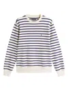 Tommy Hilfiger Essential Terry Stripe Crewneck Clothing In Neutral