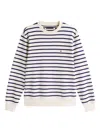 Tommy Hilfiger Essential Terry Stripe Crewneck Clothing In White