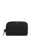 Tommy Hilfiger Essential Wash Bag In Black