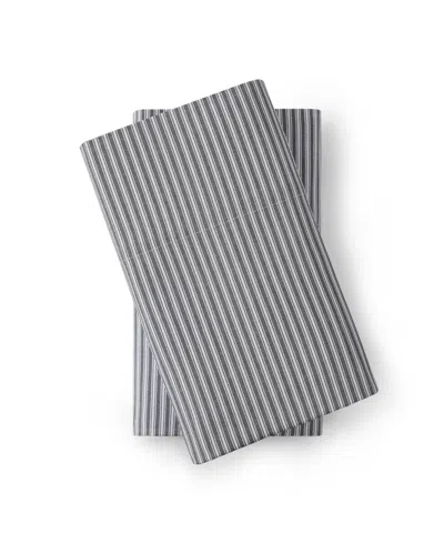 Tommy Hilfiger Essentials Solid Cotton Percale 2-pc. Pillowcase Set, Standard In Multi