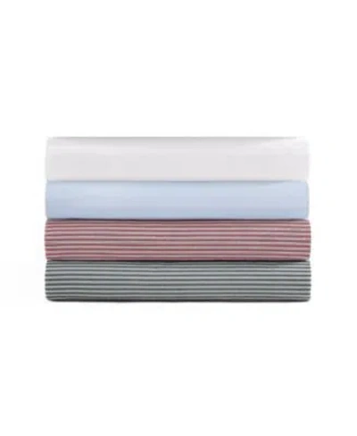 Tommy Hilfiger Essentials Solid Cotton Percale Fitted Sheets