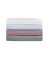 Tommy Hilfiger Essentials Solid Cotton Percale Fitted Sheets In White