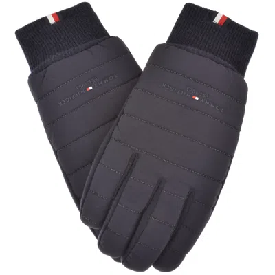 Tommy Hilfiger Established Nylon Mix Gloves Navy