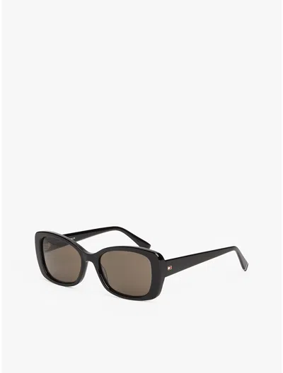Tommy Hilfiger Everyday Butterfly Sunglasses In Black