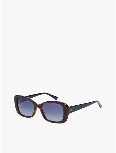 Tommy Hilfiger Everyday Butterfly Sunglasses In Blue