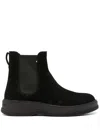 Tommy Hilfiger Everyday Suede Ankle Boots In Black