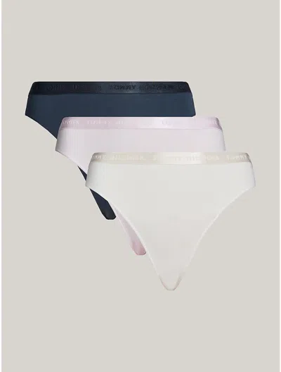 Tommy Hilfiger Everyday Luxe Bikini Brief 3 In Pearly Pink/mil Den/bare There