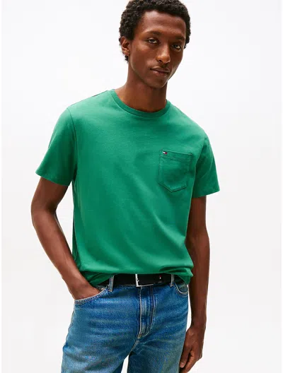Tommy Hilfiger Everyday Pocket T In Green