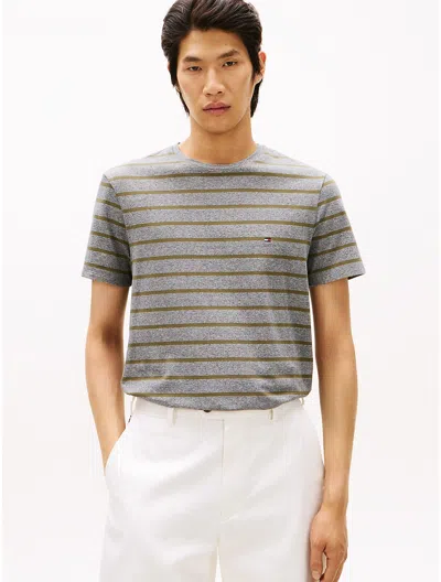 Tommy Hilfiger Extra Slim Stripe Stretch In Gray