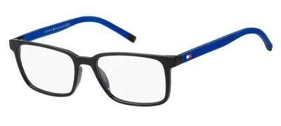 Tommy Hilfiger Eyeglasses In Matte Black Blue
