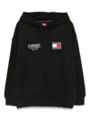 Tommy Hilfiger Hooded Sweatshirt Kangaroo Pocket In Black