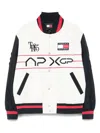 Tommy Hilfiger Casual Jacket With Contrast Sleeves And Graphic Print In Multi