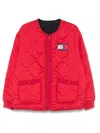 Tommy Hilfiger Quilted Front Pockets Ribbed Cuffs Sweatshirt