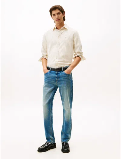 Tommy Hilfiger Faded Stretch Slim Jean In Blue