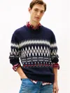 Tommy Hilfiger Fair Isle Wool In Blue