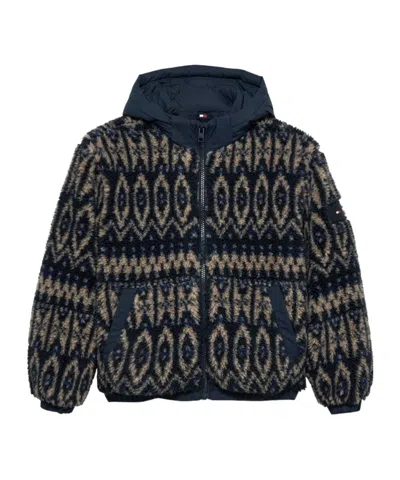 Tommy Hilfiger Fairisle Teddy Jacket In Multi