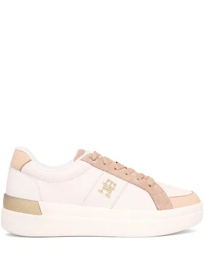 Tommy Hilfiger Fashion Court Sneaker Shoes In White