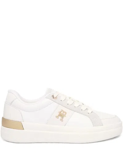 Tommy Hilfiger Fashion Court Sneaker Shoes In White