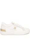 Tommy Hilfiger Logo-embroidered Sneakers In White