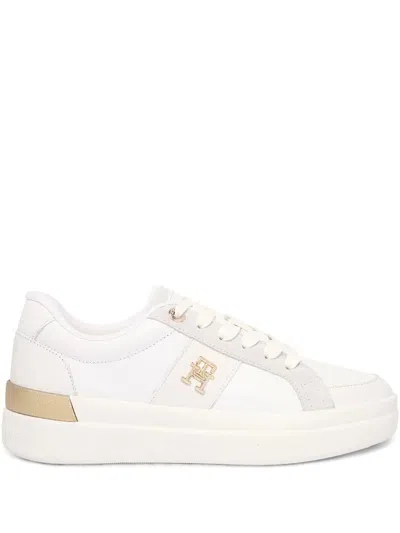 Tommy Hilfiger Fashion Court Sneaker Shoes In White