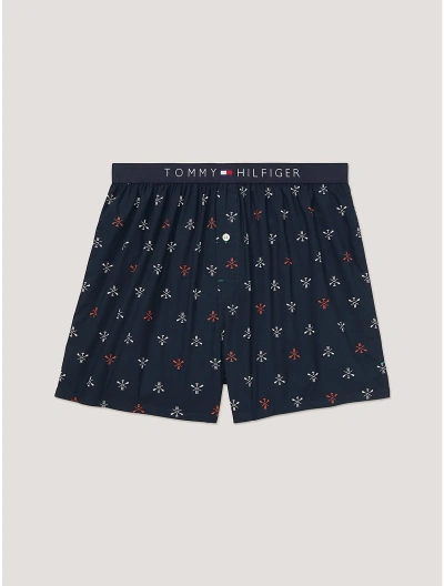 Tommy Hilfiger Fashion Woven Boxer In Medieval Blue