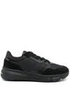 Tommy Hilfiger Panelled Low-top Sneakers In 黑色