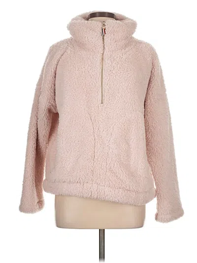 Pre-owned Tommy Hilfiger Faux Fur Jacket In Pink