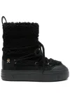 Tommy Hilfiger Faux-shearling Ankle Boots In Schwarz