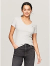 Tommy Hilfiger Favorite V In Mid Grey Heather
