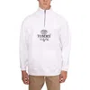 Tommy Hilfiger Half-zip Panelled Sweatshirt In White