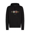 Tommy Hilfiger Embroidered Gold Logo Hoodie In Multi