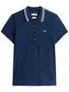 Tommy Hilfiger Feminine Sporty Slim Polo Clothing In Blue