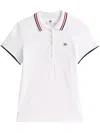 Tommy Hilfiger Slim Polo Collar Contrast Trim In White