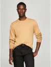 Tommy Hilfiger Fine Gauge Merino Wool Sweater In Pinecone Tan
