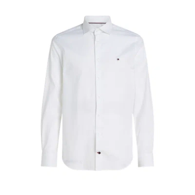 Tommy Hilfiger Fitted Cotton Shirt In White