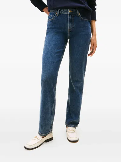 Tommy Hilfiger Five-pockets Straight-leg Jeans In Blue