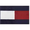 Tommy Hilfiger Flag Blue Bath Rug In Multi