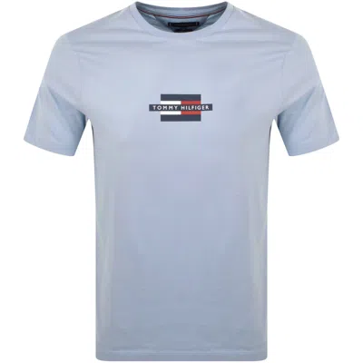 Tommy Hilfiger Flag Box T Shirt Blue