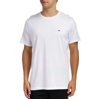 Tommy Hilfiger Flag Crew Neck T-shirt In White