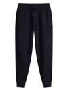 Tommy Hilfiger Flag Drawstring Track Pants In Black