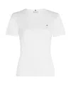 Tommy Hilfiger Open-necked Black Shirt In White